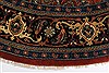 Herati Brown Round Hand Knotted 60 X 60 Area Rug 250-23533 Thumb 3