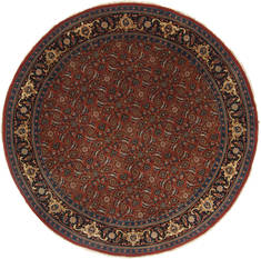 Indian Herati Brown Round 5 to 6 ft Wool Carpet 23533