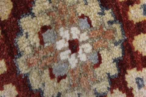 Ziegler Grey Round Hand Knotted 60 X 60 Area Rug 250-23535 Image 7