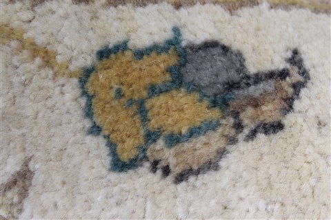Ziegler Grey Round Hand Knotted 60 X 60 Area Rug 250-23535 Image 9