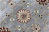 Ziegler Grey Round Hand Knotted 60 X 60 Area Rug 250-23535 Thumb 4