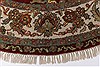Kashan Red Round Hand Knotted 61 X 62 Area Rug 250-23541 Thumb 2