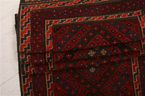 Baluch Red Runner Hand Knotted 21 X 91 Area Rug 100-23543 Image 5