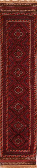 Baluch Red Runner Hand Knotted 21 X 91 Area Rug 100-23543 Image 0