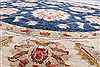 Chobi Blue Round Hand Knotted 64 X 64  Area Rug 250-23547 Thumb 1