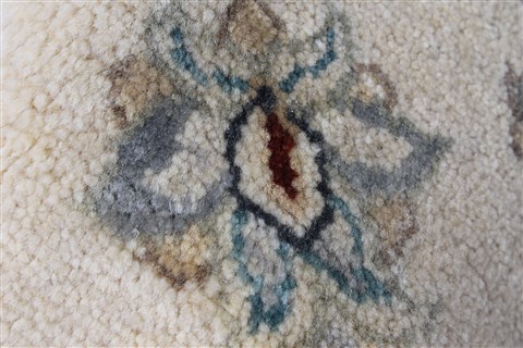 Chobi Grey Round Hand Knotted 510 X 511 Area Rug 250-23552 Image 6