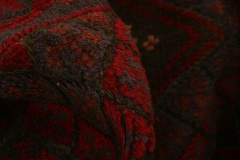 Baluch Red Runner Hand Knotted 22 X 90 Area Rug 100-23557 Image 1