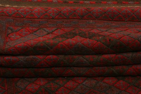 Baluch Red Runner Hand Knotted 22 X 90 Area Rug 100-23557 Image 5