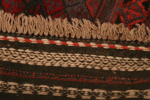 Baluch Red Runner Hand Knotted 22 X 90 Area Rug 100-23557 Image 7