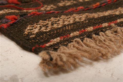 Baluch Red Runner Hand Knotted 22 X 90 Area Rug 100-23557 Image 8