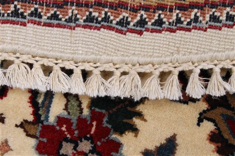 Jaipur White Round Hand Knotted 60 X 60 Area Rug 250-23561 Image 1