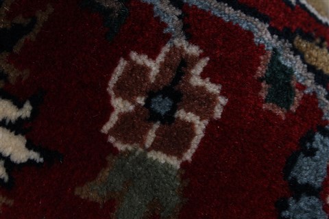 Jaipur White Round Hand Knotted 60 X 60 Area Rug 250-23561 Image 7