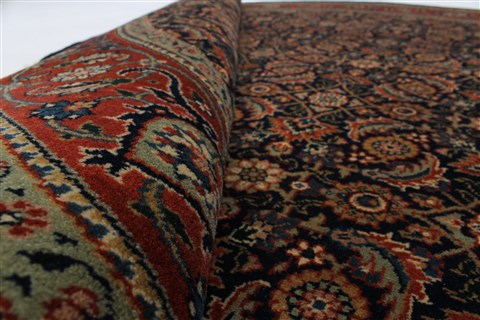 Herati Blue Round Hand Knotted 60 X 60 Area Rug 250-23565 Image 10