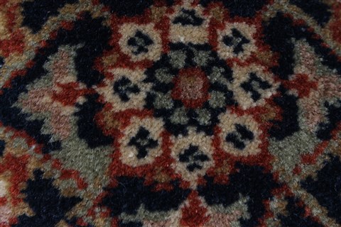 Herati Blue Round Hand Knotted 60 X 60 Area Rug 250-23565 Image 6
