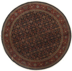 Herati Blue Round Hand Knotted 6'0" X 6'0"  Area Rug 250-23565