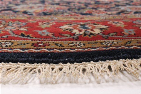 Kashmar Blue Round Hand Knotted 510 X 510 Area Rug 250-23567 Image 5