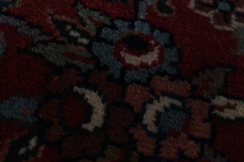 Kashmar Blue Round Hand Knotted 510 X 510 Area Rug 250-23567 Image 6