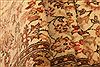 Sarouk Beige Runner Hand Knotted 28 X 108  Area Rug 100-23571 Thumb 6