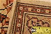 Sarouk Beige Runner Hand Knotted 28 X 108  Area Rug 100-23571 Thumb 8