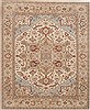 Serapi Beige Hand Knotted 81 X 99  Area Rug 250-23572 Thumb 0