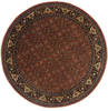 Herati Brown Round Hand Knotted 511 X 511  Area Rug 250-23574 Thumb 0