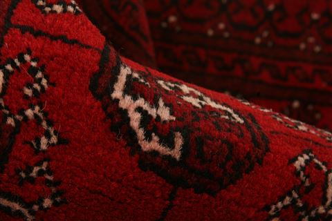 Bokhara Red Runner Hand Knotted 31 X 102 Area Rug 100-23579 Image 3