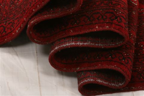 Bokhara Red Runner Hand Knotted 31 X 102 Area Rug 100-23579 Image 5