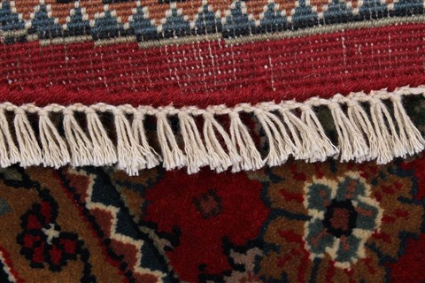 Kashmar Red Round Hand Knotted 60 X 60 Area Rug 250-23585 Image 11