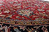 Kashmar Red Round Hand Knotted 60 X 60 Area Rug 250-23585 Thumb 1