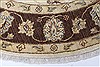 Chobi Beige Round Hand Knotted 60 X 62 Area Rug 250-23592 Thumb 3
