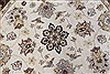 Chobi Beige Round Hand Knotted 60 X 62  Area Rug 250-23592 Thumb 4