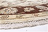 Chobi Beige Round Hand Knotted 60 X 62 Area Rug 250-23592 Thumb 5