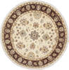 Chobi Beige Round Hand Knotted 60 X 62  Area Rug 250-23592 Thumb 0