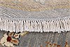 Chobi Grey Round Hand Knotted 60 X 60 Area Rug 250-23598 Thumb 2