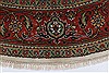 Herati Beige Round Hand Knotted 61 X 61 Area Rug 250-23601 Thumb 2