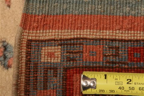 Kazak Beige Runner Hand Knotted 29 X 111 Area Rug 100-23603 Image 8