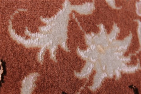Tabriz White Round Hand Knotted 67 X 67 Area Rug 250-23604 Image 12