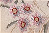 Tabriz White Round Hand Knotted 67 X 67 Area Rug 250-23604 Thumb 11