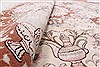 Tabriz White Round Hand Knotted 67 X 67 Area Rug 250-23604 Thumb 1