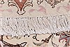 Tabriz White Round Hand Knotted 67 X 67 Area Rug 250-23604 Thumb 3