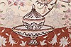 Tabriz White Round Hand Knotted 67 X 67 Area Rug 250-23604 Thumb 8