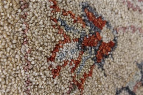 Chobi Grey Round Hand Knotted 60 X 60 Area Rug 250-23606 Image 8