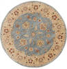 Chobi Grey Round Hand Knotted 60 X 60  Area Rug 250-23606 Thumb 0