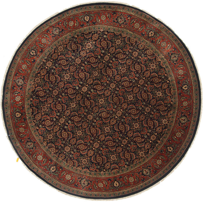 Herati Blue Round Hand Knotted 511 X 511  Area Rug 250-23608 Image 0