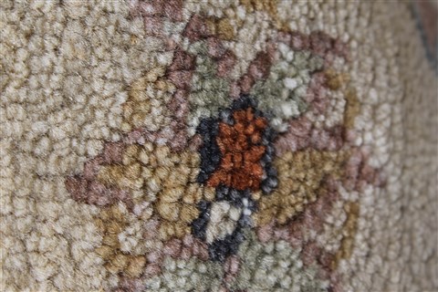 Pishavar Brown Round Hand Knotted 511 X 511 Area Rug 250-23613 Image 10