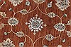 Pishavar Brown Round Hand Knotted 511 X 511  Area Rug 250-23613 Thumb 4