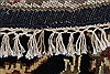Kashan Black Round Hand Knotted 60 X 60 Area Rug 250-23625 Thumb 1