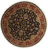 Kashan Black Round Hand Knotted 60 X 60 Area Rug 250-23625 Thumb 0