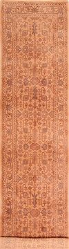 Oushak Beige Runner Hand Knotted 2'4" X 6'8"  Area Rug 100-23626