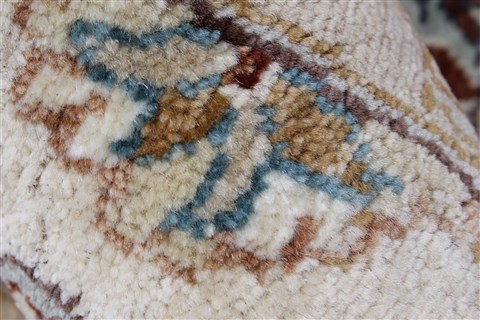 Ziegler Brown Round Hand Knotted 62 X 62  Area Rug 250-23627 Image 6